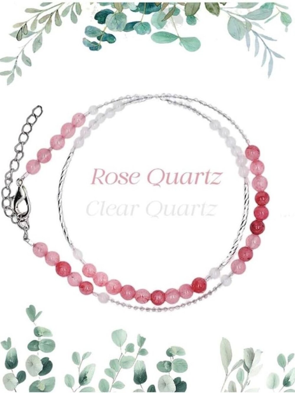 Handmade Natural Gemstone Crystal Bracelets for Women | Healing Energy Stretch